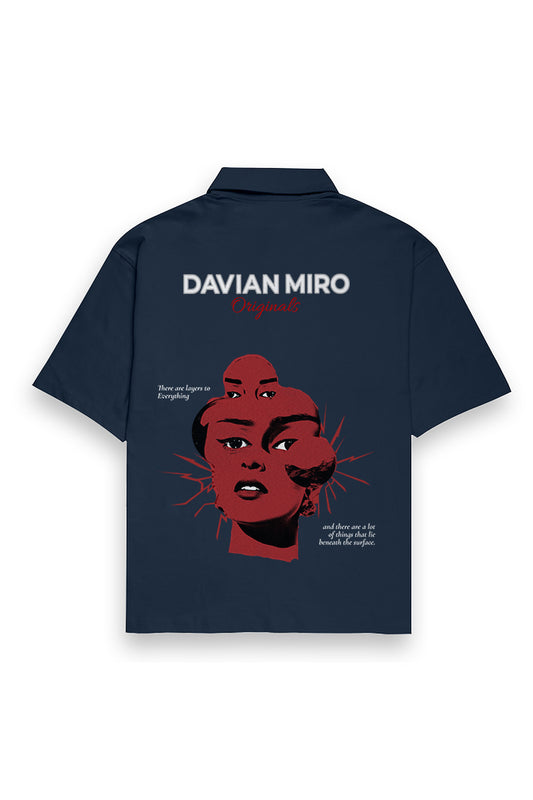 DAVIAN MIRO Originals Fragmented Oversized Shirt