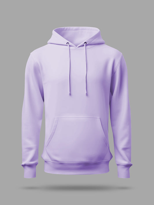 Lavander Solid lightweight hooded Sweatshirt