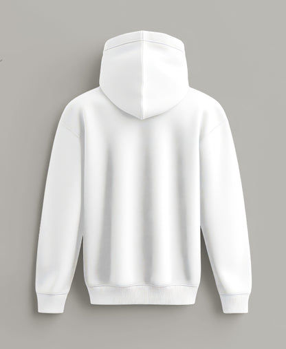 Plain Cotton Fleece Unisex Heavyweight Zip Hoodie